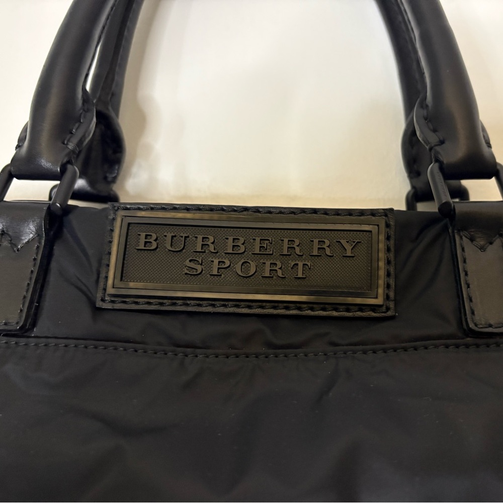 BURBERRY NWOT Sport Nylon and Leather Tote Bag - Picture 6 of 12